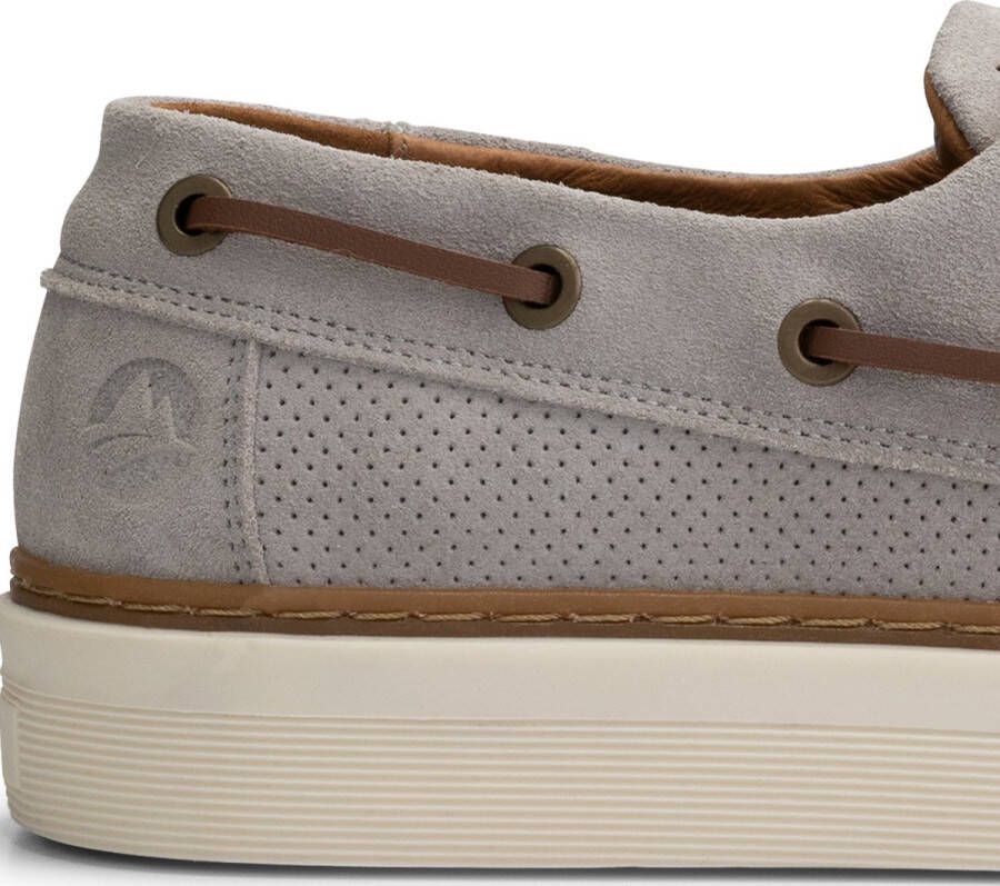 Travelin ' Shipton Suede leren herenschoenen Grijs leer