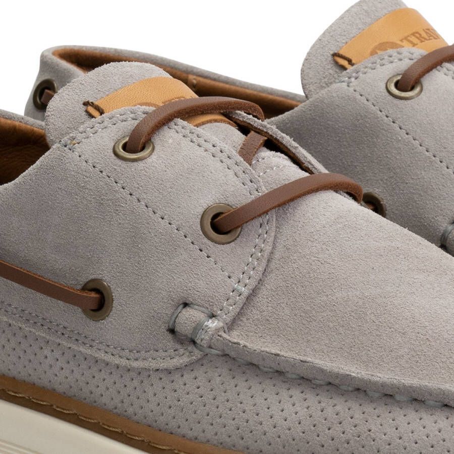 Travelin ' Shipton Suede leren herenschoenen Grijs leer