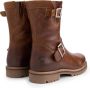 Travelin ' Silkeborg Leren Heren laarzen Wol gevoerde biker boots Cognac Leer - Thumbnail 2