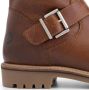 Travelin ' Silkeborg Leren Heren laarzen Wol gevoerde biker boots Cognac Leer - Thumbnail 3