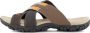 Travelin Solsvik Slipper Leren Outdoor- Sport- en Wandelsandalen met Profielzool Bruin - Thumbnail 7