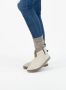 Travelin ' Stay-Home Dames hoge sloffen Wollen pantoffels Suede zool Zand Beige - Thumbnail 5