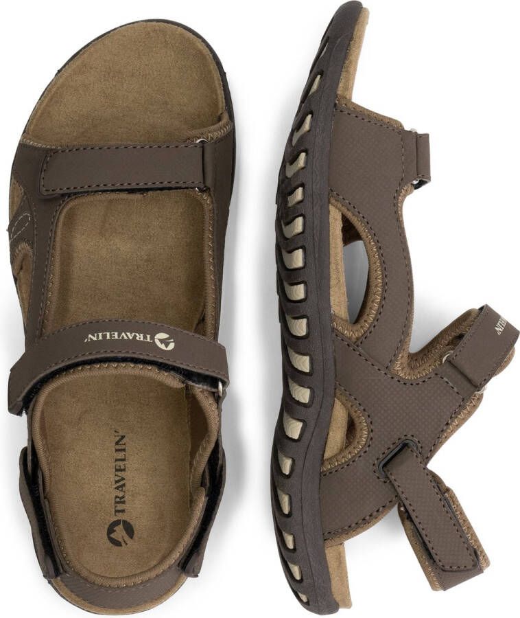 Travelin ' Stranda Wandelsandalen Dames Bruin