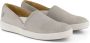 Travelin ' Tours Dames Leren instappers Slip-On Espadrilles Grijs Leer - Thumbnail 3