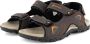 Travelin Volda Heren Leren Outdoor- Sport- en Wandelsandalen met Profielzool Bruin - Thumbnail 5