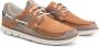 Travelin ' Yarmouth Leren heren zomerschoenen mocassins Cognac bruin leer - Thumbnail 5