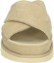 UGG Slippers Dames W Goldenstar Cross Slide Maat: 36 Materiaal: Rubber Kleur: Beige - Thumbnail 8