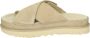 UGG Slippers Dames W Goldenstar Cross Slide Maat: 36 Materiaal: Rubber Kleur: Beige - Thumbnail 10