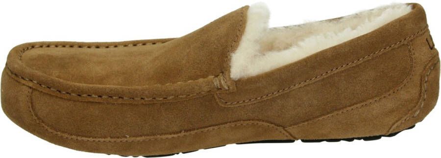 UGG Pantoffels Heren Ascot Maat: 45 Materiaal: Suède Kleur: Cognac - Foto 12