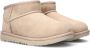 UGG Bruin Tinten Classic Ultra Mini Kids Vachtlaarzen Warme Laarzen Meisjes Beige - Thumbnail 2