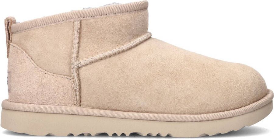 UGG Bruin Tinten Classic Ultra Mini Kids Vachtlaarzen Warme Laarzen Meisjes Beige