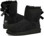 Ugg Dameslaarzen van omgekeerd schapenleer en suède voor herfst winter Black Dames - Thumbnail 12