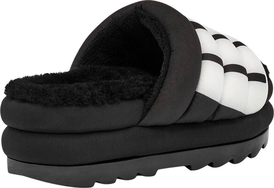 UGG Dames Maxi Slide Logo Slippers Zwart - Foto 4