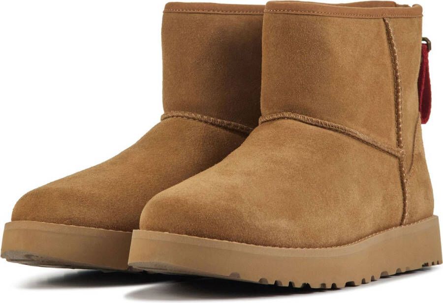 UGG Enkellaarsjes Dames Laarzen Damesschoenen Wol 1122671 Cognac - Foto 2