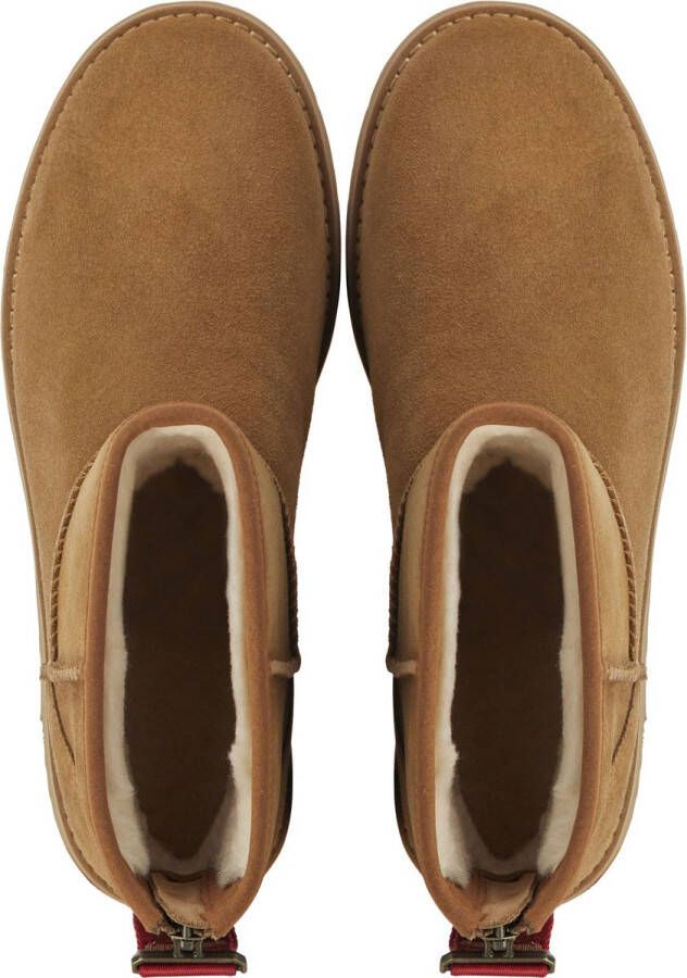 UGG Enkellaarsjes Dames Laarzen Damesschoenen Wol 1122671 Cognac - Foto 5