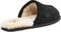 UGG Pantoffels Heren Sloffen Instappers Wol Harde zool Open hiel 1101111 Zwart - Thumbnail 13