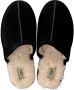 UGG Pantoffels Heren Sloffen Instappers Wol Harde zool Open hiel 1101111 Zwart - Thumbnail 15