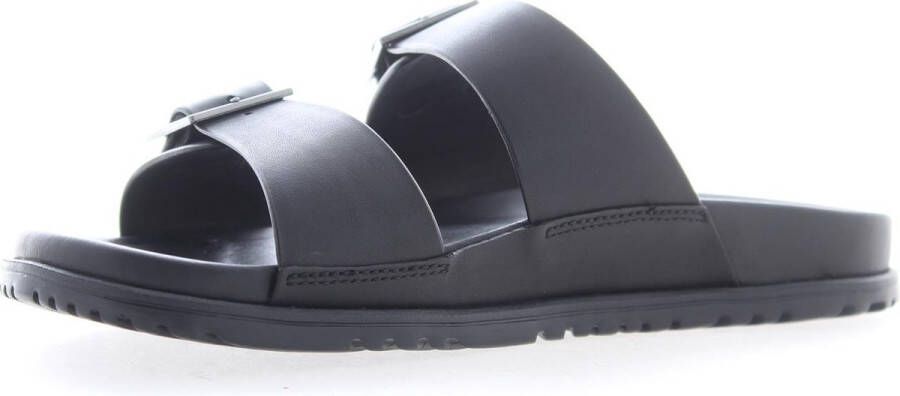 UGG M Wainscott Buckle Slide Slippers Heren Zwart