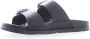 UGG M Wainscott Buckle Slide Slippers Heren Zwart - Thumbnail 13