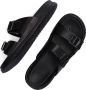 UGG M Wainscott Buckle Slide Slippers Heren Zwart - Thumbnail 6