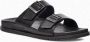 UGG M Wainscott Buckle Slide Slippers Heren Zwart - Thumbnail 9