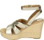 UGG W Careena Dames Sandalen Goud Metallic - Thumbnail 6