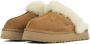 UGG Pantoffels Dames Sloffen Instappers Suède Harde zool Dichte hiel Disquette Cognac - Thumbnail 7