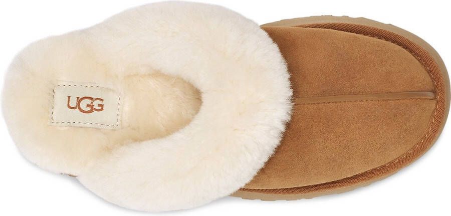 UGG W Disquette Dames Sloffen Chestnut