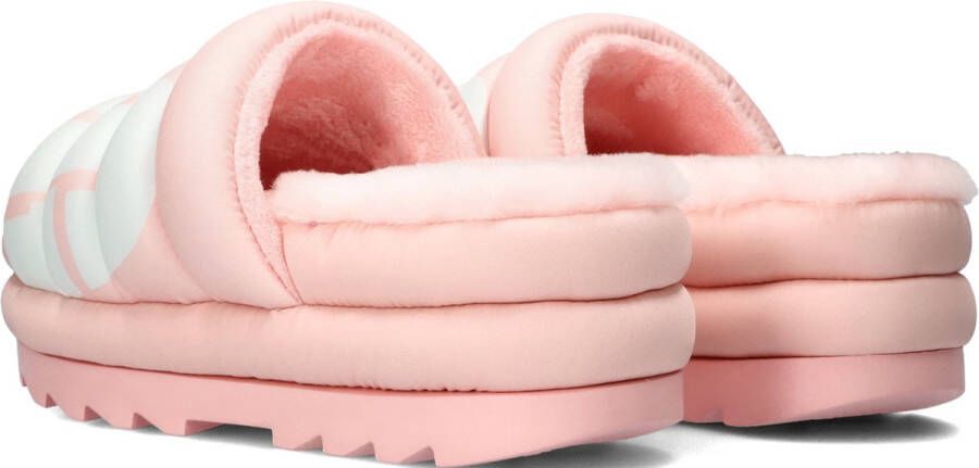 UGG W Maxi Slide Logo Pantoffels Sloffen Dames Roze