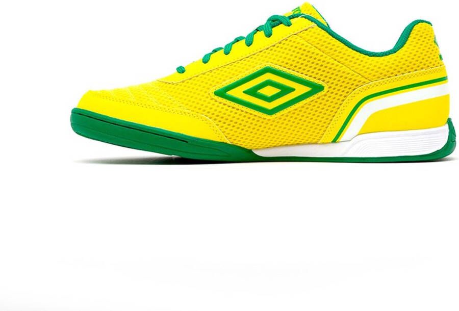 Umbro Street V IN Zaalvoetbal Schoenen Golden Kiwi Fern Green White Kinderen