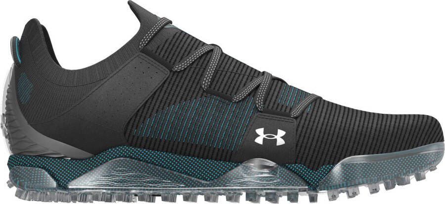 Under Armour UA HOVR Tour SL Wide-Black Blue Surf nen Golfschoenen