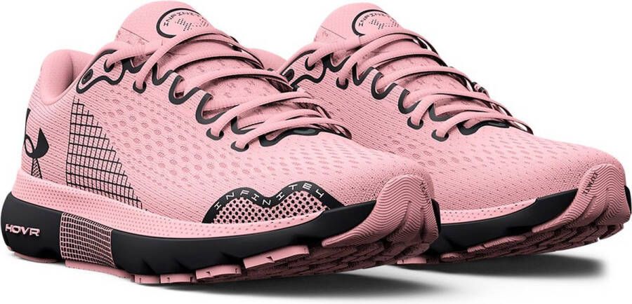 Under Armour HOVR Infinite 4 Hardloopschoenen Prime Pink Jet Gray Jet Gray Dames