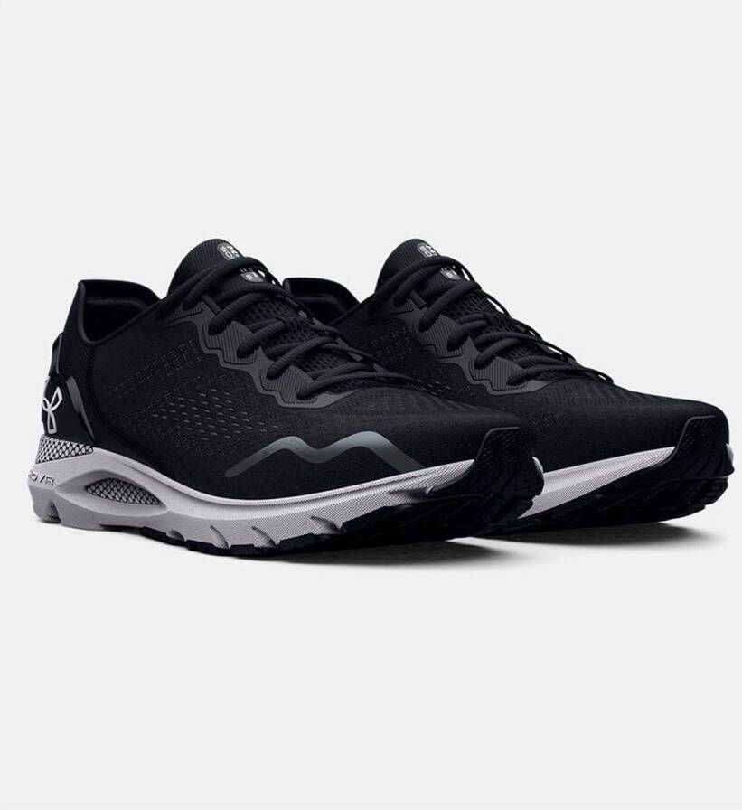 Under Armour HOVR Soni Hardloopschoenen Black White Heren - Foto 4