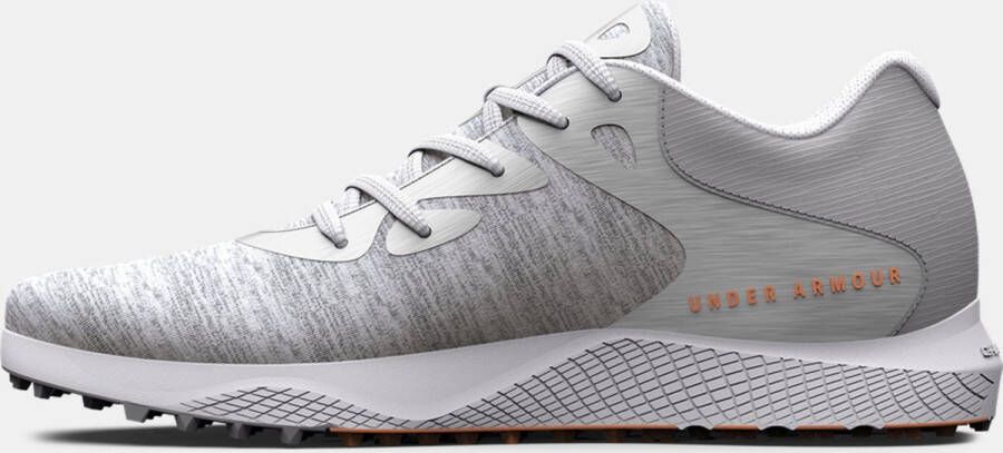 Under Armour Golf Under Armour Charged Breathe2 Knit SL Halo Gray White