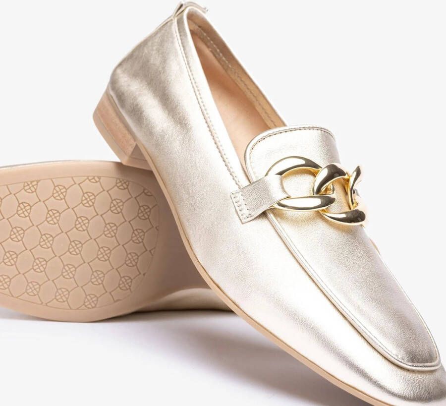 Unisa Buyo Loafers Instappers Dames Goud