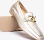 Unisa Metallic Gouden Loafers met Decoratieve Ketting Yellow Dames - Thumbnail 7