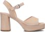 Bruin Tinten Odran Sandalen Dames Beige - Thumbnail 8