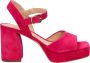 Bruin Tinten Strappy Sandals Odran Sandalen Dames Roze - Thumbnail 23