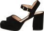 Unisa Odran Sandalen Dames Zwart - Thumbnail 12