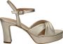 Unisa Onoa sandalette van leer met metallic finish - Thumbnail 21