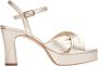 Unisa Onoa sandalette van leer met metallic finish - Thumbnail 23