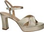 Unisa Onoa sandalette van leer met metallic finish - Thumbnail 17