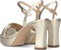 Unisa Onoa sandalette van leer met metallic finish - Thumbnail 18