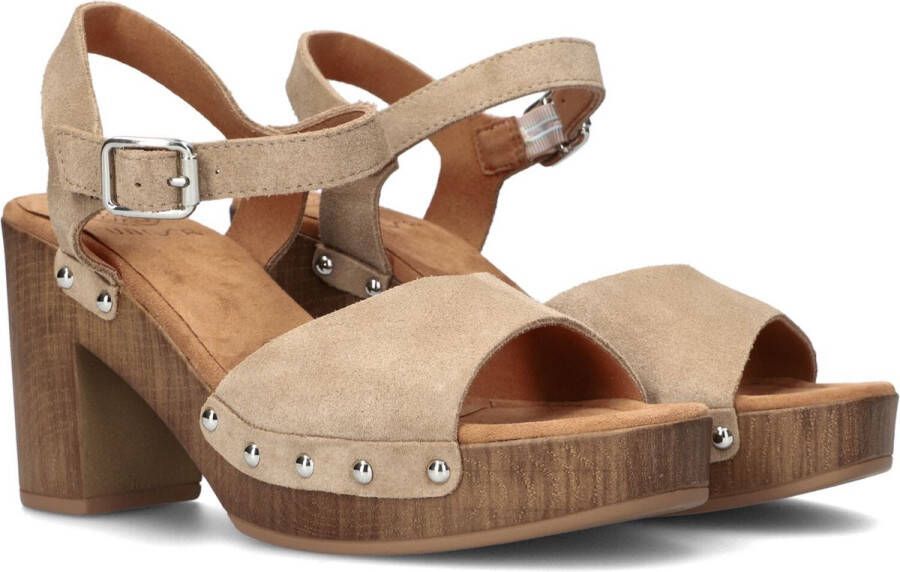 Unisa Taco Sandalen Dames Taupe