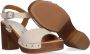 UNISA Sandalen Dames Taco Maat: 38 Materiaal: Leer Kleur: Wit - Thumbnail 7