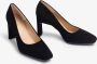 Unisa Pumps Stiletto Dames Damesschoenen Suède Blokhak hoogte 8 cm Waba Zwart - Thumbnail 10