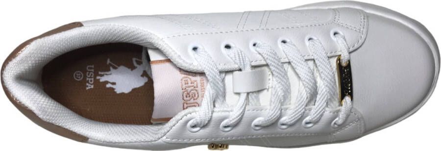 US Polo Assn. U.S. Polo Assn. Exxy Sportieve veter sneakers wit