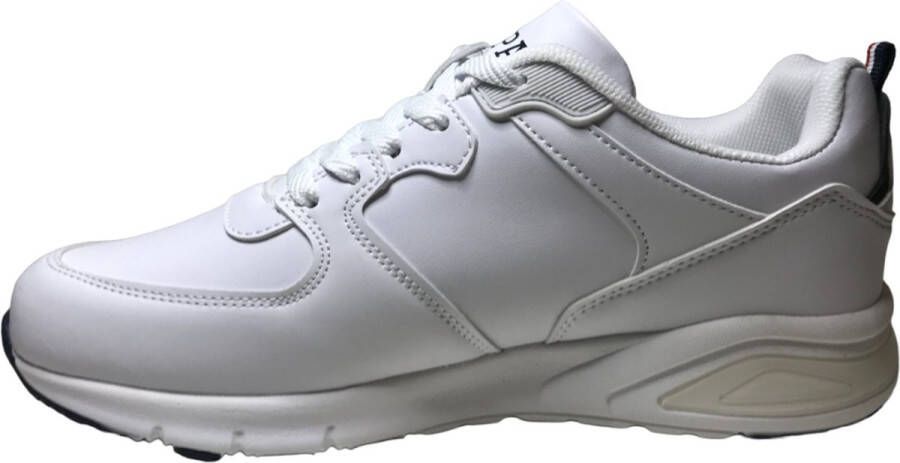 US Polo Assn. U.S. Polo Assn. Vance Sportieve veter sneakers wit