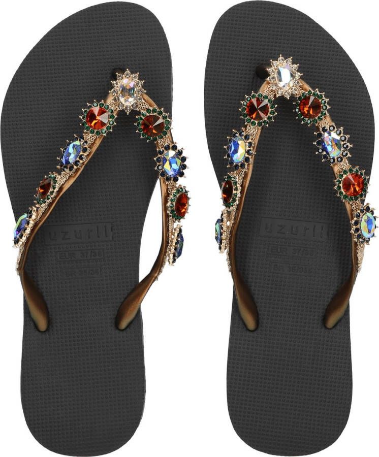 Uzurii Monroe Dames Slippers Black | Zwart | Kunststof - Foto 14