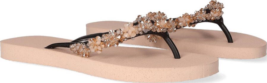 Uzurii Precious Bloom Gold Dames Slippers Sand | Beige | Precious Bloom Gold - Foto 4